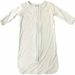 Deals 🥰 MK & CO. ORGANICS Gown - Unisex Baby Sleeper Gown Made Of Soft Bamboo Rayon… Linen ⌛ -Sleepwear & Robes Sales 21HPrvqR7L. AC