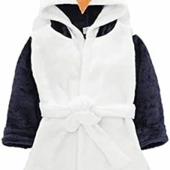 Promo ✨ Loyalt Unisex Baby Plush Bathrobe, Toddler Baby Boys 👧 Girls Cute Cartoon Animal Face Robe Flannel Hooded Fleece Bathrobe Gray ⭐ -Sleepwear & Robes Sales 31 yZFEmPuL. AC