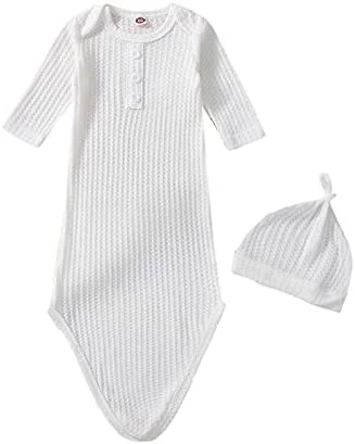 New 🛒 Unisex Infant Baby Gown Sleeping Bag Newborn Boy Girl Knotted Sleeper Nighgown Pajamas Coming Home Outfits B Green 💯 8 New 🛒 Unisex Infant Baby Gown Sleeping Bag Newborn Boy Girl Knotted Sleeper Nighgown Pajamas Coming Home Outfits B Green 💯 - Image 8