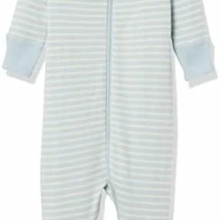 Budget 🎁 Moon And Back By Hanna Andersson Unisex Babies' One-Piece Organic Cotton Footless Pajamas Yellow, Stripe 🔔 -Sleepwear & Robes Sales 319YDaVzMFS. AC