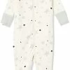 Budget 🎁 Moon And Back By Hanna Andersson Unisex Babies' One-Piece Organic Cotton Footless Pajamas Yellow, Stripe 🔔