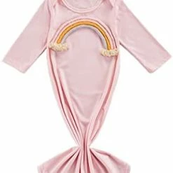 Cheap 💯 Newborn Baby Girl Isn't She Lovely Floral Nightgowns Headband Sleepwear Sleeping Bag Yellow 🔥 -Sleepwear & Robes Sales 31LIzRhCBpL. AC