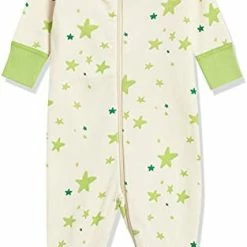 Budget 🎁 Moon And Back By Hanna Andersson Unisex Babies' One-Piece Organic Cotton Footless Pajamas Yellow, Stripe 🔔 -Sleepwear & Robes Sales 31PWO4xXGfS. AC