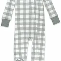 Cheapest 🔥 HonestBaby Baby Organic Cotton Snug-fit Footed Pajamas Flower Power ✔️ -Sleepwear & Robes Sales 31Pff64G7sL. AC