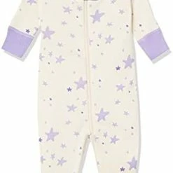 Flash Sale 🧨 Moon And Back By Hanna Andersson Baby 👧 Girls' One-Piece Organic Cotton Footless Pajamas Pink Flowers ✨ -Sleepwear & Robes Sales 31QHwjPQtMS. AC 1