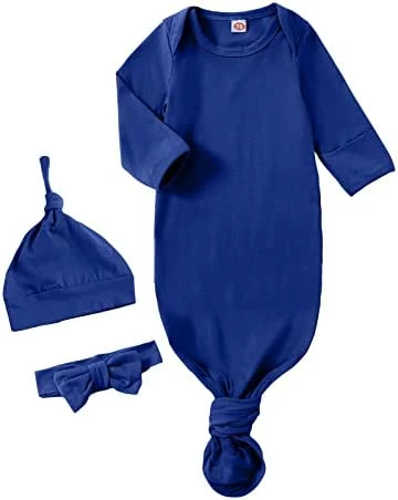 Hot Sale ๐ OPAWO Newborn Baby Cotton Sleeper Gown Unisex Knotted Sleeping Bag Romper Coming Home Outfits With Mitten Cuffs 0-6 Months Red 2 ๐ 5 Hot Sale ๐ OPAWO Newborn Baby Cotton Sleeper Gown Unisex Knotted Sleeping Bag Romper Coming Home Outfits With Mitten Cuffs 0-6 Months Red 2 ๐ - Image 5