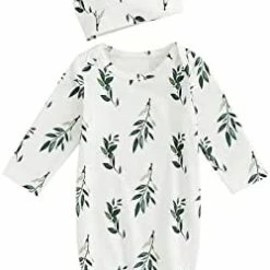 Best reviews of ✨ Infant Newborn Baby 👧 Girls Floral Sleep Gown Headband Sleepwear Romper Sleeping Bags Outfits Mini Floral 🔥 -Sleepwear & Robes Sales 31XFwo06mZL. AC