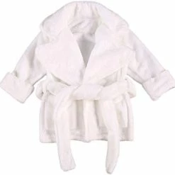 Discount 🎉 Unisex Baby Plush Bathrobe Plain Kimono Gown Newborn Toddler 👧 Girls Boys Towel Robe Nightwear Clothes X Snow Dot 🌟 -Sleepwear & Robes Sales 31XSWVvvJUL. AC