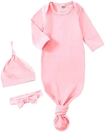 Hot Sale ๐ OPAWO Newborn Baby Cotton Sleeper Gown Unisex Knotted Sleeping Bag Romper Coming Home Outfits With Mitten Cuffs 0-6 Months Red 2 ๐ 6 Hot Sale ๐ OPAWO Newborn Baby Cotton Sleeper Gown Unisex Knotted Sleeping Bag Romper Coming Home Outfits With Mitten Cuffs 0-6 Months Red 2 ๐ - Image 6