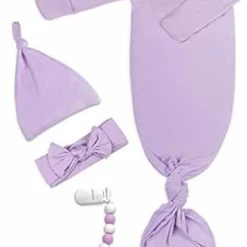 Top 10 ⌛ Knotted Gown With Hat And Headband &Clip Dark Grey Green+green Clip 🎁 -Sleepwear & Robes Sales 31Z ywWWLBL. AC