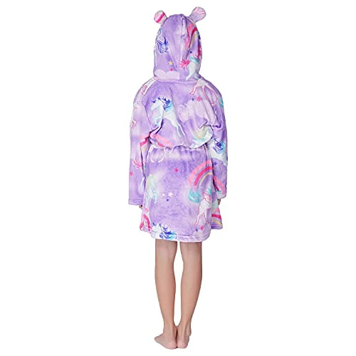 Outlet 🥰 Soft Girl Bathrobe Hoodie, Unisex Hooded Gift For Girl And Boys Light Purple 👍 4 Outlet 🥰 Soft Girl Bathrobe Hoodie, Unisex Hooded Gift For Girl And Boys Light Purple 👍 - Image 4