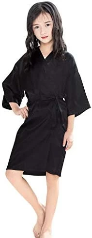 Discount 👍 Satin Robes Silk Sleepwear Kimono Baby Kids 👧 Girls Clothes Solid Toddler Bathrobe Winter 🧥 Coats For (White, 2-3 Years) 😉 10 Discount 👍 Satin Robes Silk Sleepwear Kimono Baby Kids 👧 Girls Clothes Solid Toddler Bathrobe Winter 🧥 Coats For (White, 2-3 Years) 😉 - Image 10