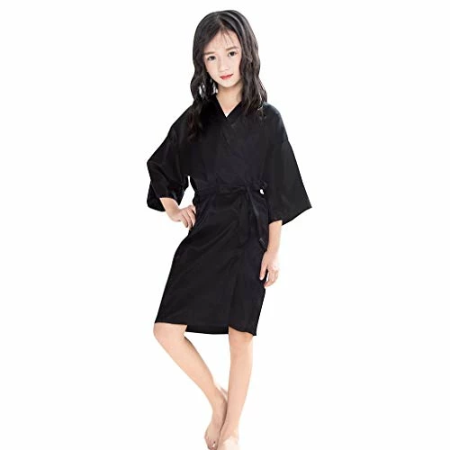 Cheap ๐ Toddler Kimono Solid Silk Robes Kids Clothes Sleepwear Bathrobe ๐ง Girls Baby Satin Big ๐ง Girls 2t Winter (Black, 4-5 Years) ๐ 1 Cheap ๐ Toddler Kimono Solid Silk Robes Kids Clothes Sleepwear Bathrobe ๐ง Girls Baby Satin Big ๐ง Girls 2t Winter (Black, 4-5 Years) ๐