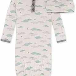 Coupon 🛒 Burt's Bees Baby Baby Sleeper Gown & Hat Set Waddle Waddle Blue ⭐ -Sleepwear & Robes Sales 31iufrY8PSS. AC
