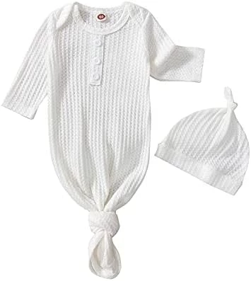 Discount π Baby Girl Boy Coming Home Knotted Gown Unisex Newborn Infant Sleep Onesie Outfit Cute Baby Winter Pajamas Ab Waffle Knit With Mitten Cuffs Pink π₯° 11 Discount π Baby Girl Boy Coming Home Knotted Gown Unisex Newborn Infant Sleep Onesie Outfit Cute Baby Winter Pajamas Ab Waffle Knit With Mitten Cuffs Pink π₯° - Image 11