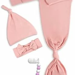 Top 10 ⌛ Knotted Gown With Hat And Headband &Clip Dark Grey Green+green Clip 🎁 -Sleepwear & Robes Sales 31lkXcwXwdL. AC