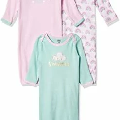 Buy 😉 Luvable Friends Unisex Baby Cotton Gowns Love 🎁 -Sleepwear & Robes Sales 31mDmzEXfFL. AC