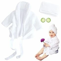 Coupon ๐ Newborn Baby Photography Props Bath Towels Outfits Large White ๐