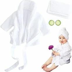 Coupon 😀 Newborn Baby Photography Props Bath Towels Outfits Large White 😍 -Sleepwear & Robes Sales 31oVk7lCGFL. AC