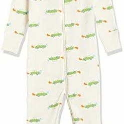 Budget 🎁 Moon And Back By Hanna Andersson Unisex Babies' One-Piece Organic Cotton Footless Pajamas Yellow, Stripe 🔔 -Sleepwear & Robes Sales 31wBcWQkAAS. AC