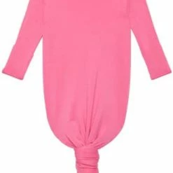 Cheapest ✨ Posh Peanut Knotted Newborn Gown - Newborn Gowns For 👧 Girls, Baby Sleep Gown - Baby Girl Gowns 0-3 Months, Baby Knotted Gowns Pink Heather 🛒 -Sleepwear & Robes Sales 31wyOVv0hSS. AC
