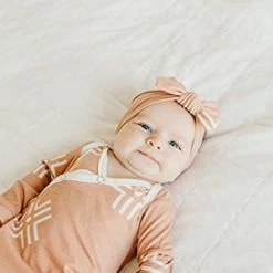 Best Pirce 🔥 Newborn Knotted Gown "Mesa" By Copper Pearl 🎉 -Sleepwear & Robes Sales 31xDUniP37L