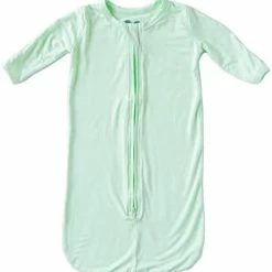 Deals 🥰 MK & CO. ORGANICS Gown - Unisex Baby Sleeper Gown Made Of Soft Bamboo Rayon… Linen ⌛ -Sleepwear & Robes Sales 31yA29K1 YL. AC