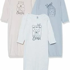 New 👍 Yoga Sprout Cotton Gowns, 3 Pack Little Man 💯 -Sleepwear & Robes Sales 31ygeY2Pw9L. AC