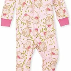 Hot Sale 😀 The Children's Place Baby Toddler 👧 Girls Snug Fit 100% Cotton Zip-Front One Piece Footed Pajama Radiance Unicorn 🛒