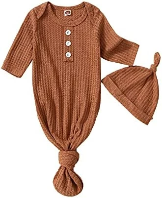 Discount π Baby Girl Boy Coming Home Knotted Gown Unisex Newborn Infant Sleep Onesie Outfit Cute Baby Winter Pajamas Ab Waffle Knit With Mitten Cuffs Pink π₯° 6 Discount π Baby Girl Boy Coming Home Knotted Gown Unisex Newborn Infant Sleep Onesie Outfit Cute Baby Winter Pajamas Ab Waffle Knit With Mitten Cuffs Pink π₯° - Image 6