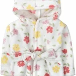 Buy ✨ Baby And Infant Bath Robe With Hood And Baby Beach Cover Up For Boys And 👧 Girls 0-9 Months (Radiant Rainbows) 🔔 -Sleepwear & Robes Sales 411zHcwVOIL. AC