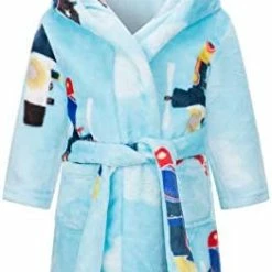 Cheap ✨ XINNE Boy's Girl's Soft Bathrobe Cute Pattern Robes Toddler Baby Flannel Hoodie Pajamas Sleepwear Deer 🧨 -Sleepwear & Robes Sales 413nICRJWML. AC