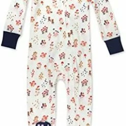 Cheapest 🔥 HonestBaby Baby Organic Cotton Snug-fit Footed Pajamas Flower Power ✔️ -Sleepwear & Robes Sales 414qEXJp6OL. AC