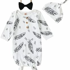 Brand new ๐ Newborn Baby ๐ง Girls Boy Knotted Gown Floral Nightgown Sleeper Gown Swaddle Headband Hat Coming Home Outfit Set Pink โ๏ธ 25 Brand new ๐ Newborn Baby ๐ง Girls Boy Knotted Gown Floral Nightgown Sleeper Gown Swaddle Headband Hat Coming Home Outfit Set Pink โ๏ธ -Sleepwear & Robes Sales 4151sa9vGL. AC