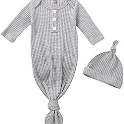 New 🛒 Unisex Infant Baby Gown Sleeping Bag Newborn Boy Girl Knotted Sleeper Nighgown Pajamas Coming Home Outfits B Green 💯 13 New 🛒 Unisex Infant Baby Gown Sleeping Bag Newborn Boy Girl Knotted Sleeper Nighgown Pajamas Coming Home Outfits B Green 💯 -Sleepwear & Robes Sales 415wIRgZFgL. AC