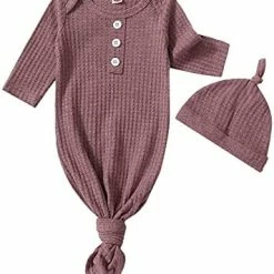 Discount π Baby Girl Boy Coming Home Knotted Gown Unisex Newborn Infant Sleep Onesie Outfit Cute Baby Winter Pajamas Ab Waffle Knit With Mitten Cuffs Pink π₯° 24 Discount π Baby Girl Boy Coming Home Knotted Gown Unisex Newborn Infant Sleep Onesie Outfit Cute Baby Winter Pajamas Ab Waffle Knit With Mitten Cuffs Pink π₯° -Sleepwear & Robes Sales 417XJYe6E9L. AC