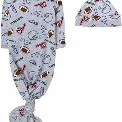 Top 10 ⭐ Baby Girl, Boy Knotted Infant Sleeper Gown With Headband Or Hat, Baby Coming Home Outfit For Boy Girl Fall Winter 0-6 Months Buffalo Plaid 👍 -Sleepwear & Robes Sales 417lV1ovm1L. AC