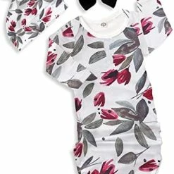 Brand new ๐ Newborn Baby ๐ง Girls Boy Knotted Gown Floral Nightgown Sleeper Gown Swaddle Headband Hat Coming Home Outfit Set Pink โ๏ธ 28 Brand new ๐ Newborn Baby ๐ง Girls Boy Knotted Gown Floral Nightgown Sleeper Gown Swaddle Headband Hat Coming Home Outfit Set Pink โ๏ธ -Sleepwear & Robes Sales 418DriWmZsL. AC