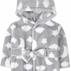 Buy ✨ Baby And Infant Bath Robe With Hood And Baby Beach Cover Up For Boys And 👧 Girls 0-9 Months (Radiant Rainbows) 🔔 -Sleepwear & Robes Sales 418c50evuYL. AC