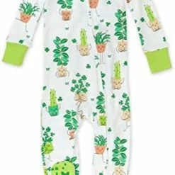 Cheapest 🔥 HonestBaby Baby Organic Cotton Snug-fit Footed Pajamas Flower Power ✔️ -Sleepwear & Robes Sales 418vdNbdKwL. AC