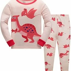 Best reviews of 😍 Little 👧 Girls Mermaid Pajamas 2 Piece Set 100% Cotton Sleepwear Toddler Clothes For Kids Baby Ladybug Style PJs Size 2-7T E-cute Bunny 😀 -Sleepwear & Robes Sales 41Cy QtkamL. AC