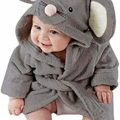 Best Sale 🎁 Mousmile Toddler Baby Coral Fleece Bathrobe Winter Cartoon Penguin Bath Wrap Towel Cozy Blanket Sleepwear For Boys 👧 Girls 🌟 -Sleepwear & Robes Sales 41D0PXdcmDL. AC 1