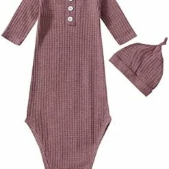 New 🛒 Unisex Infant Baby Gown Sleeping Bag Newborn Boy Girl Knotted Sleeper Nighgown Pajamas Coming Home Outfits B Green 💯 14 New 🛒 Unisex Infant Baby Gown Sleeping Bag Newborn Boy Girl Knotted Sleeper Nighgown Pajamas Coming Home Outfits B Green 💯 -Sleepwear & Robes Sales 41DmofRVZPL. AC