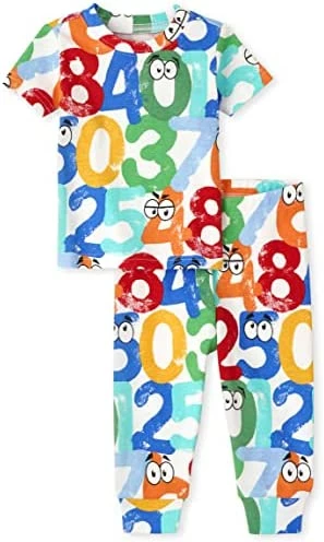 Deals ๐ฅ The Children's Place Unisex Baby And Toddler Short Sleeve Top And Pants Snug Fit 100% Cotton 2 Piece Pajama Sets Numbers โค๏ธ 7 Deals ๐ฅ The Children's Place Unisex Baby And Toddler Short Sleeve Top And Pants Snug Fit 100% Cotton 2 Piece Pajama Sets Numbers โค๏ธ - Image 7