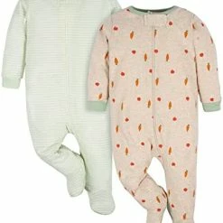 Flash Sale ⌛ Gerber Unisex-baby 2-pack Sleep 'N Play-closeout Gloaming Green ❤️