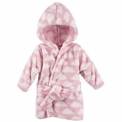 Coupon 👏 Hudson Baby Unisex Baby Plush Animal Face Robe, Pretty Elephant, One Size, 0-9 Months 😀 -Sleepwear & Robes Sales 41EOubrGML