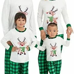 Best Pirce ⭐ Family Matching Pajamas 🎅 Christmas Pjs Holiday Nightwear Sleepwear Sets Long Sleeve Pjs 👍 -Sleepwear & Robes Sales 41F2nXN3OlL. AC