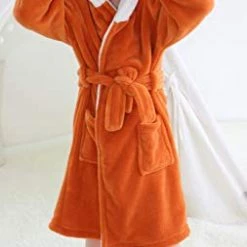 Flash Sale ⭐ Baby Unisex Plush Animal Hooded Robe For Toddler Multicolored Sleepwear Fox ✔️ -Sleepwear & Robes Sales 41G0xIRyhWL