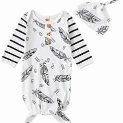 Brand new ๐ Newborn Baby ๐ง Girls Boy Knotted Gown Floral Nightgown Sleeper Gown Swaddle Headband Hat Coming Home Outfit Set Pink โ๏ธ 26 Brand new ๐ Newborn Baby ๐ง Girls Boy Knotted Gown Floral Nightgown Sleeper Gown Swaddle Headband Hat Coming Home Outfit Set Pink โ๏ธ -Sleepwear & Robes Sales 41HZtwqVKkL. AC