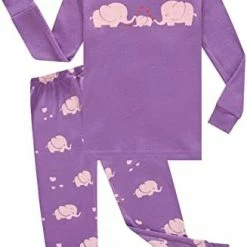 Best reviews of ๐งจ KikizYe ๐ง Girls Pajamas Set Long Sleeve PJs 100% Cotton Jammies Purple3-ladybug โค๏ธ